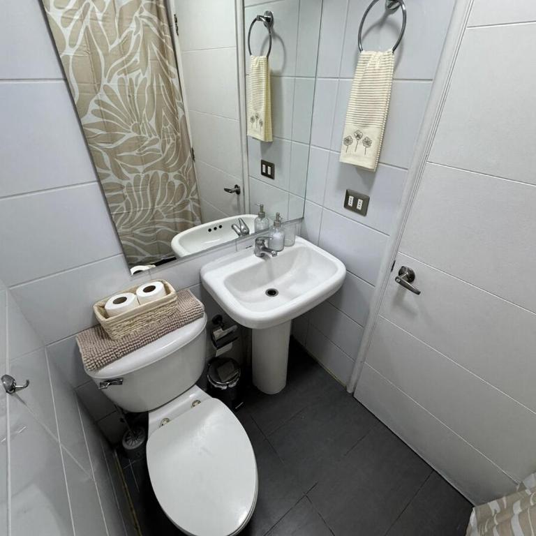 Departamento familiar con piscina en Reñaca - Two-Bedroom Apartment with Garden View - 9