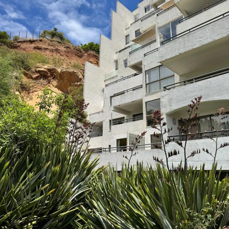 Departamento familiar con piscina en Reñaca - Two-Bedroom Apartment with Garden View - 16
