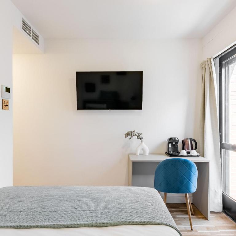 Square Rooms by Charming, cerca del aeropuerto y con un pequeño gimnasio - Habitación Doble - 5