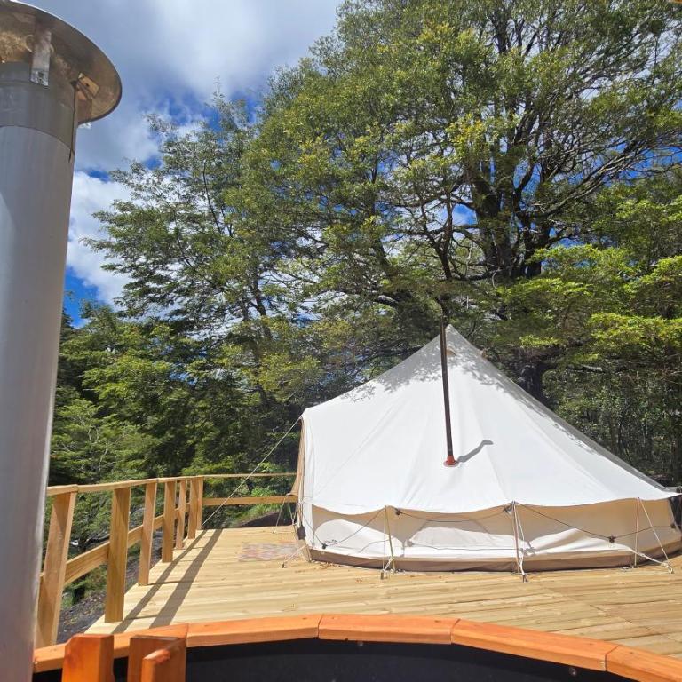 Tinaja, río y bosque en Conguillío - Tent - 8