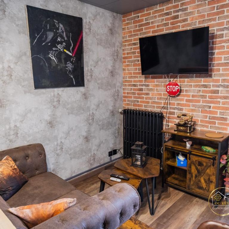 Cozy studio La Fabrique balcony & free parking - Apartment mit 1 Schlafzimmer - 11