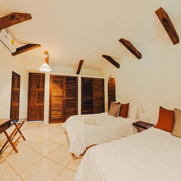 Viajero Bacalar Hostel - Habitación Doble Deluxe - 2 camas - 3