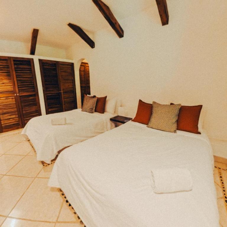Viajero Bacalar Hostel - Habitación Doble Deluxe - 2 camas - 5