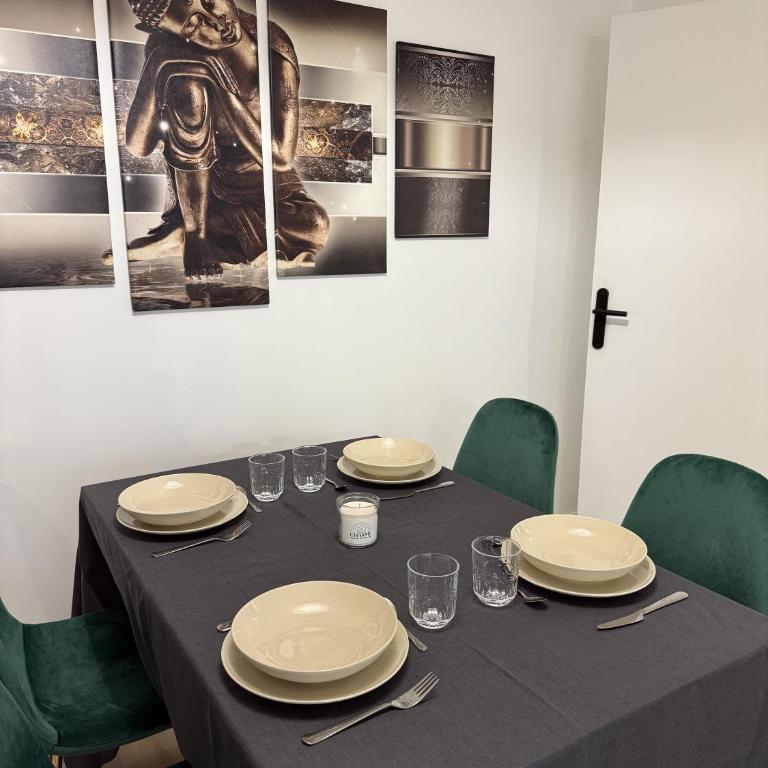 Spacieux 70m2 - 2 chambres - 5 min Disneyland - Appartement 2 Chambres - 12