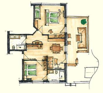 Alte Mühle - Apartment mit Terrasse - 2