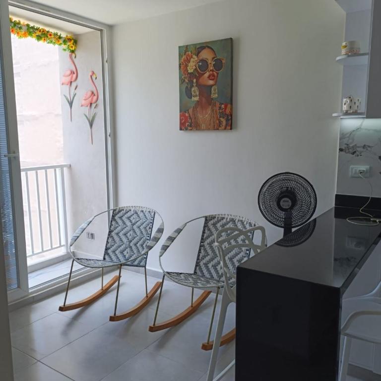 Apartamento en Cartagena amoblado con vista al mar - Three-Bedroom Apartment - 7