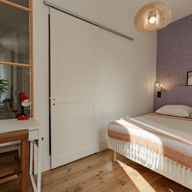 Orange Pastel - Parking gratuit - T2 cosy proche gare, GEM, Palais de justice - Apartment mit 1 Schlafzimmer - 11