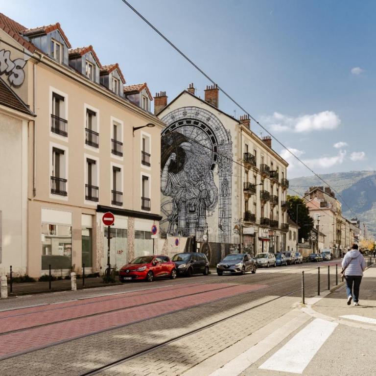 Orange Pastel - Parking gratuit - T2 cosy proche gare, GEM, Palais de justice - Apartment mit 1 Schlafzimmer - 26