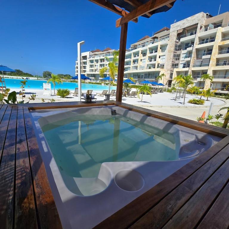 Santorini Baia Kristal con Playa Única en Cartagena - One-Bedroom Apartment with Lake View - 18