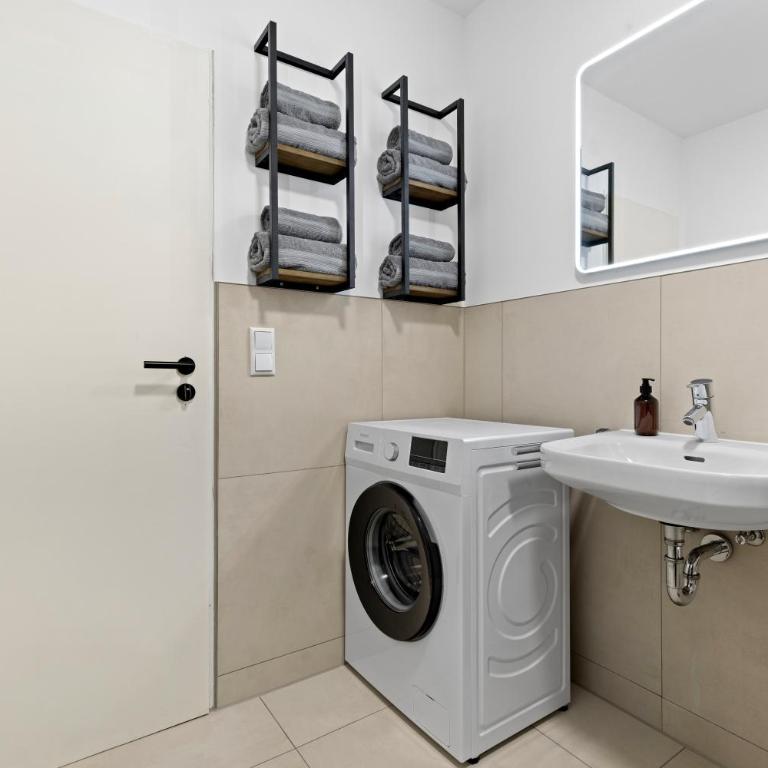 Primero Relax-Home I Premium Apartments ab 90qm I Balkon Garage I A8-Fuggerei - Appartement 2 Chambres avec Terrasse - 11
