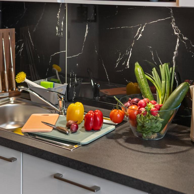 Primero Relax-Home I Premium Apartments ab 90qm I Balkon Garage I A8-Fuggerei - Appartement 2 Chambres avec Terrasse - 16