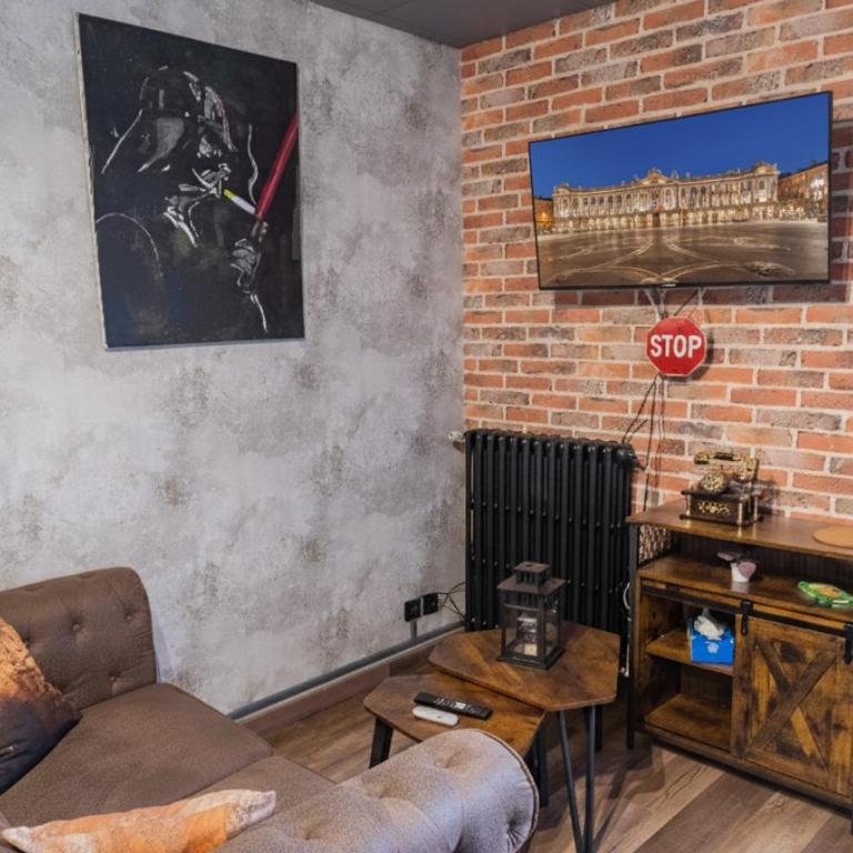 Cozy studio La Fabrique balcony & free parking - Apartment mit 1 Schlafzimmer - 14