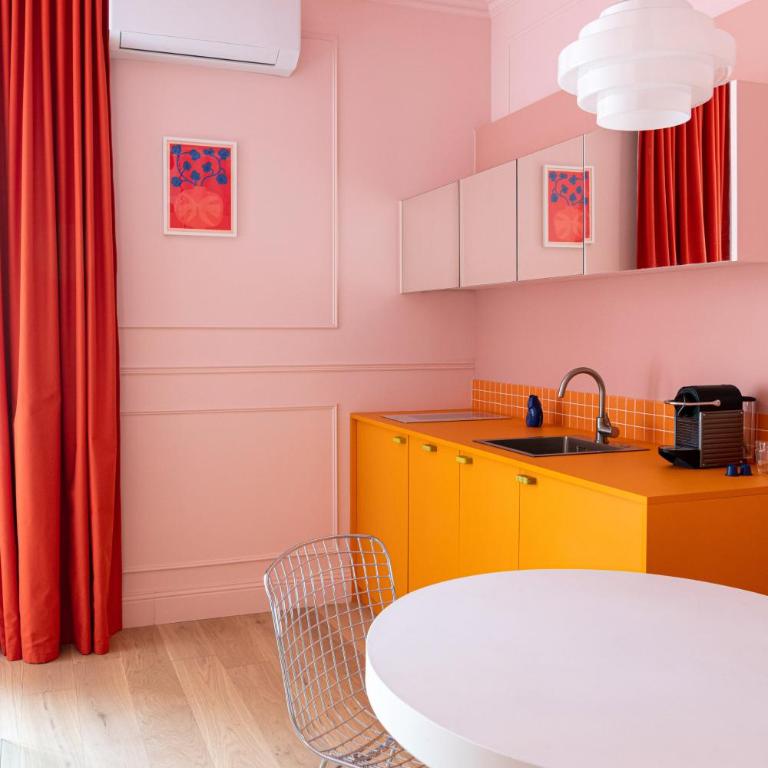 Pink - 4 PAX - Chartrons Jardin Public - Clim - Parking - Apartment mit 1 Schlafzimmer - 12