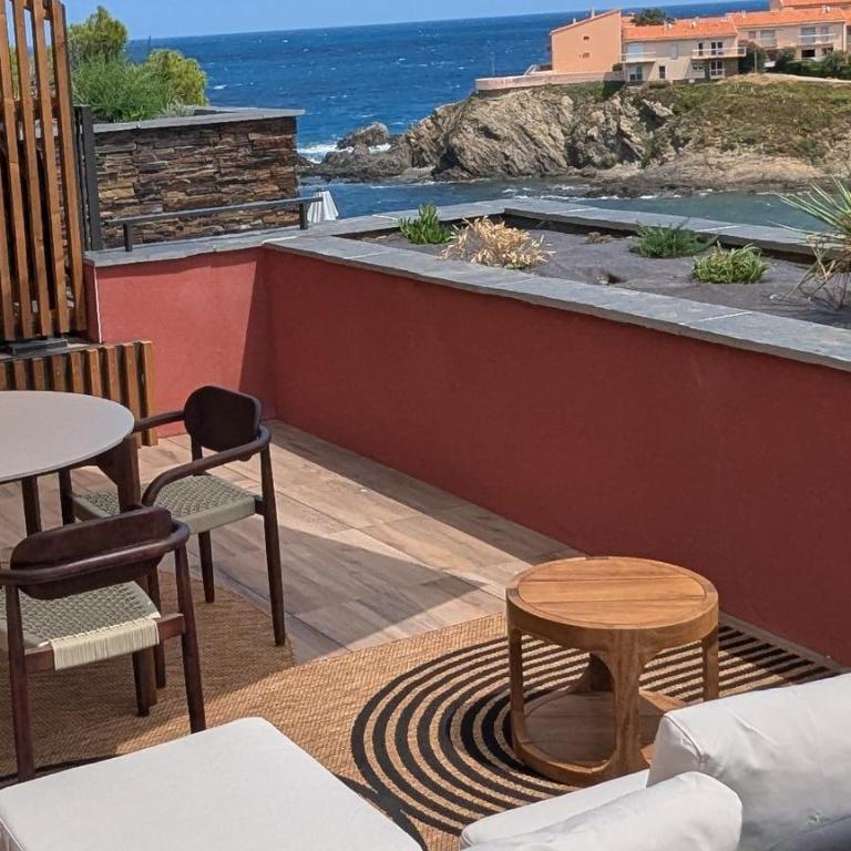 Apart Berenice Collioure Cote Vermeille Piscine Crique Terrasse Vue Mer - Appartement 1 Chambre - 15