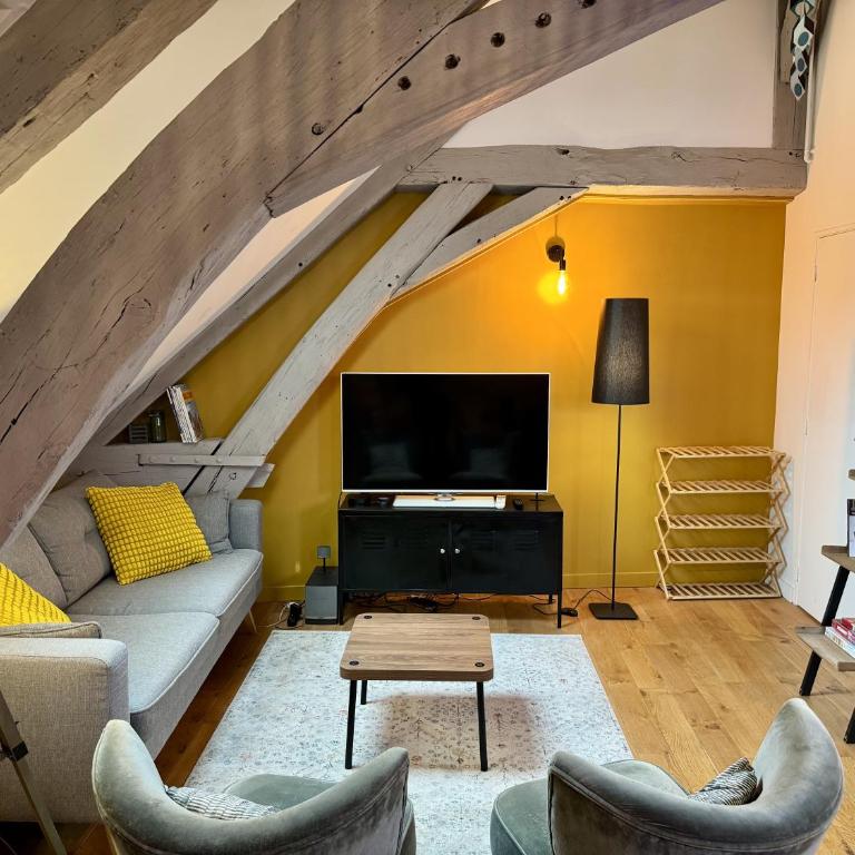 Le Refuge de Troyes - Séjour Cosy en Hypercentre - Apartment mit 2 Schlafzimmern - 2