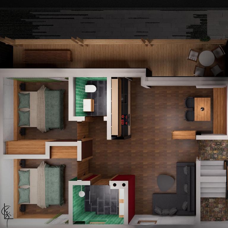 bläkat - Apartment mit 2 Schlafzimmern - 14