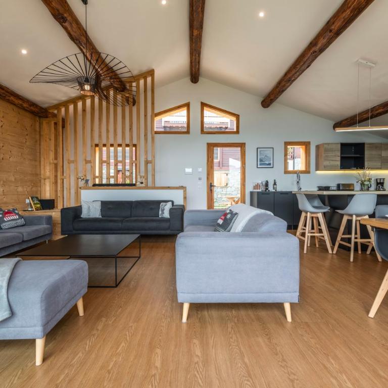 Chalet Face Nord Cyrelia, La Plagne les Coches, 15 personnes, départs skis au pieds - Superior Chalet - 3