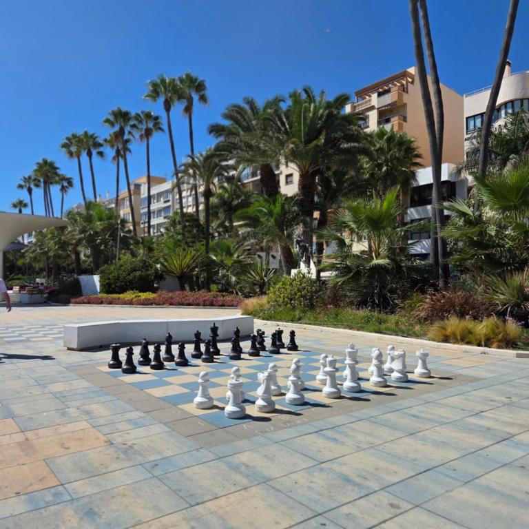 Sea View Penthouse Apartment with Hot Tub - Casa Bella Vista, Buenas Noches , Estepona - Three-Bedroom Apartment - 67
