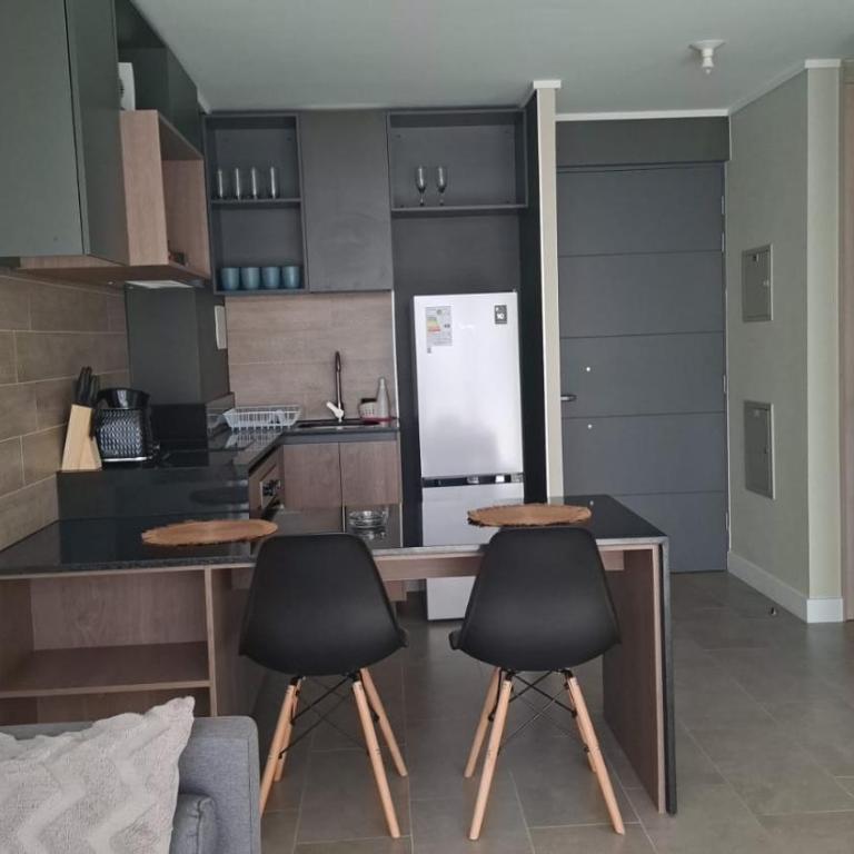 Departamento Nuevo 1D1B con estacionamiento sobre stripcenter y supermercado - Apartamento de 1 dormitorio con terraza - 2