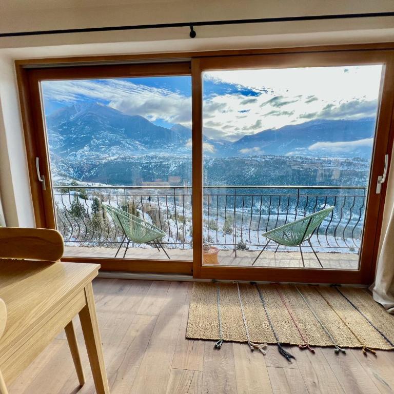 Très belle maison spacieuse et lumineuse, vue sur la station de Risoul et de Vars - Eygliers - Chalet 2 Chambres - 62
