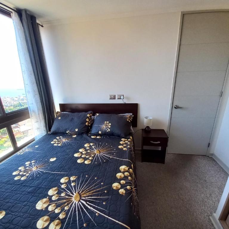 Departamento estudiantes amoblado 2 dormitorios Viña del Mar - Two-Bedroom Apartment with Balcony - 9