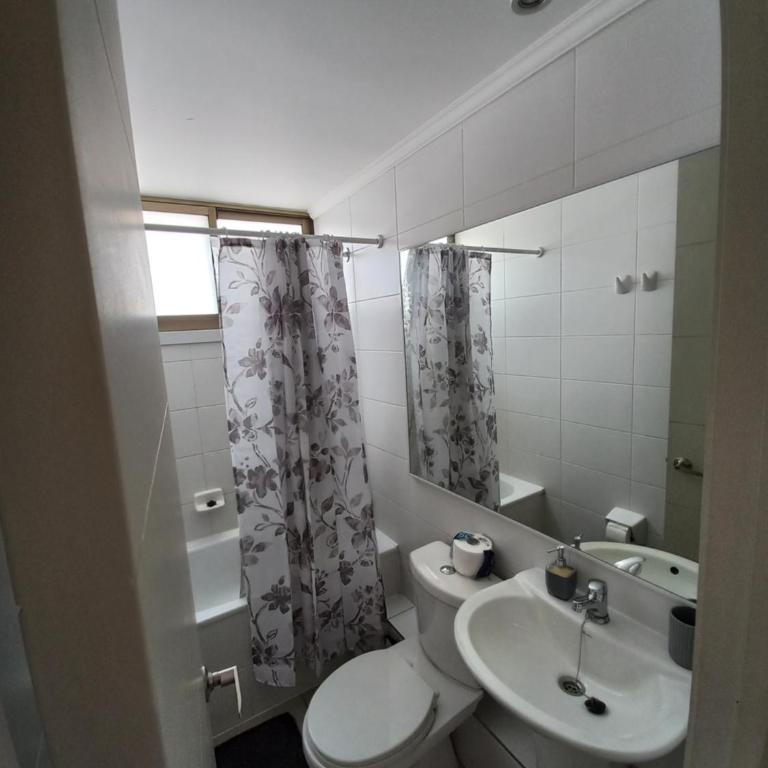 Departamento estudiantes amoblado 2 dormitorios Viña del Mar - Two-Bedroom Apartment with Balcony - 11