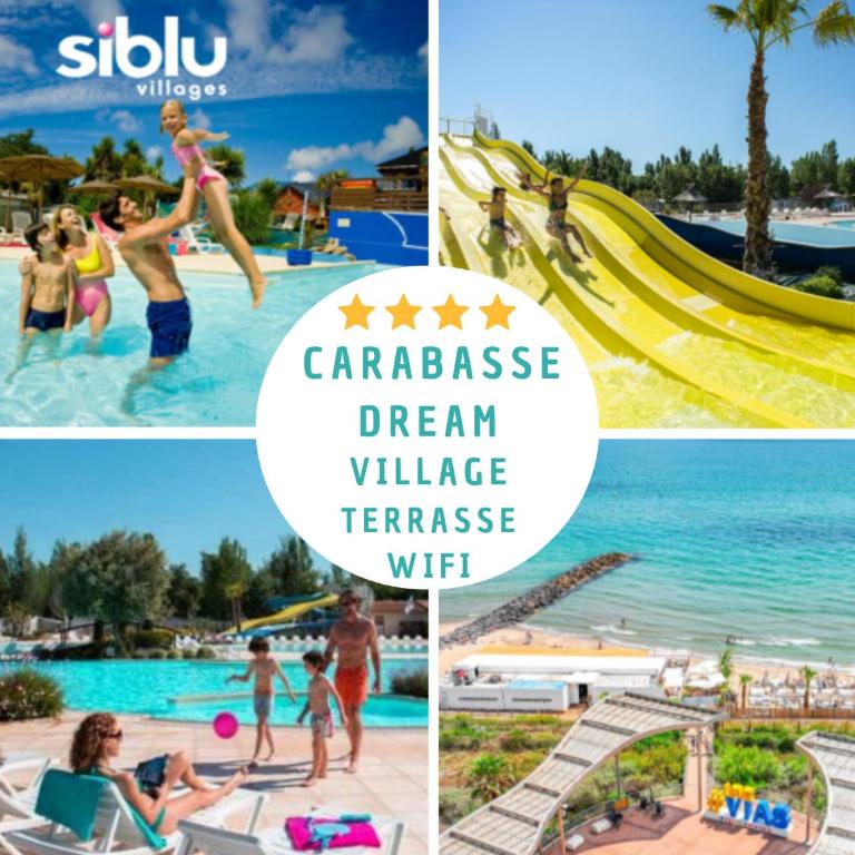 CARABASSE DREAM - Village Vacances Familles - Proche PLAGE - Parc Aquatique & Animations - WIFI & TERRASSE - VIAS PLAGE - Mobile Home - 1
