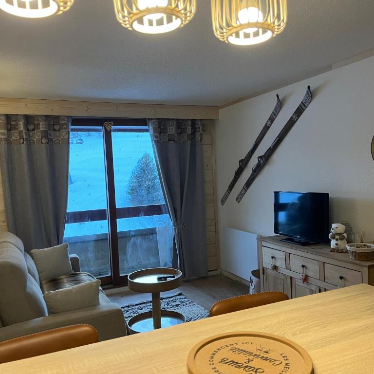 LE CORBIER Vue pistes Studio 5 personnes entièrement rénové et labellisé Qualité Hébergement Sybelles - Appartement 1 Chambre - 3