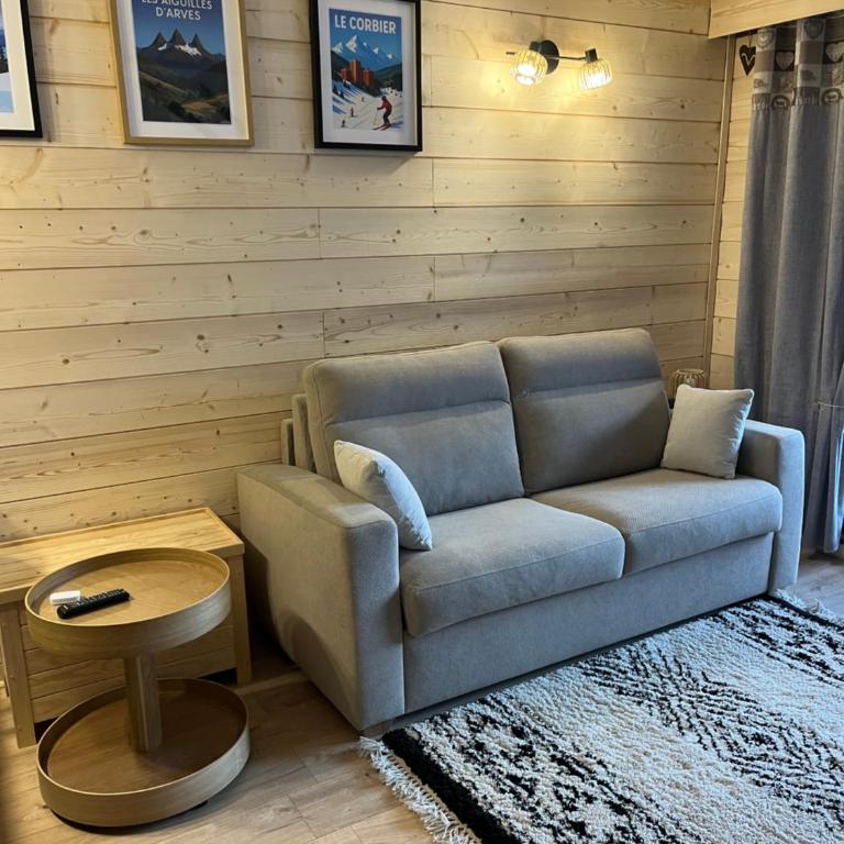 LE CORBIER Vue pistes Studio 5 personnes entièrement rénové et labellisé Qualité Hébergement Sybelles - Appartement 1 Chambre - 6