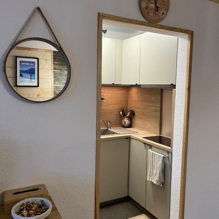 LE CORBIER Vue pistes Studio 5 personnes entièrement rénové et labellisé Qualité Hébergement Sybelles - Appartement 1 Chambre - 12