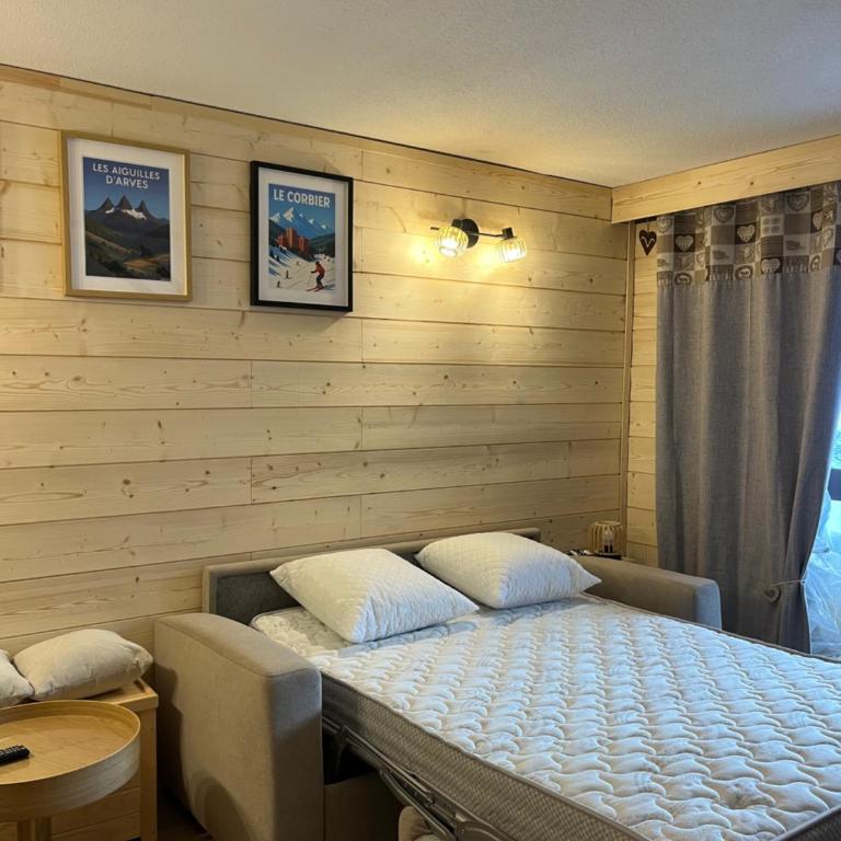 LE CORBIER Vue pistes Studio 5 personnes entièrement rénové et labellisé Qualité Hébergement Sybelles - Appartement 1 Chambre - 7