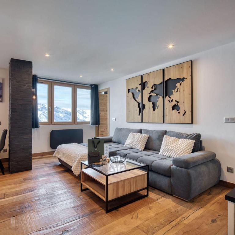 Appartement de 52m² pour 6 personnes au centre de Val Thorens avec balcon - FR-1-640-83 - Apartamento - 1