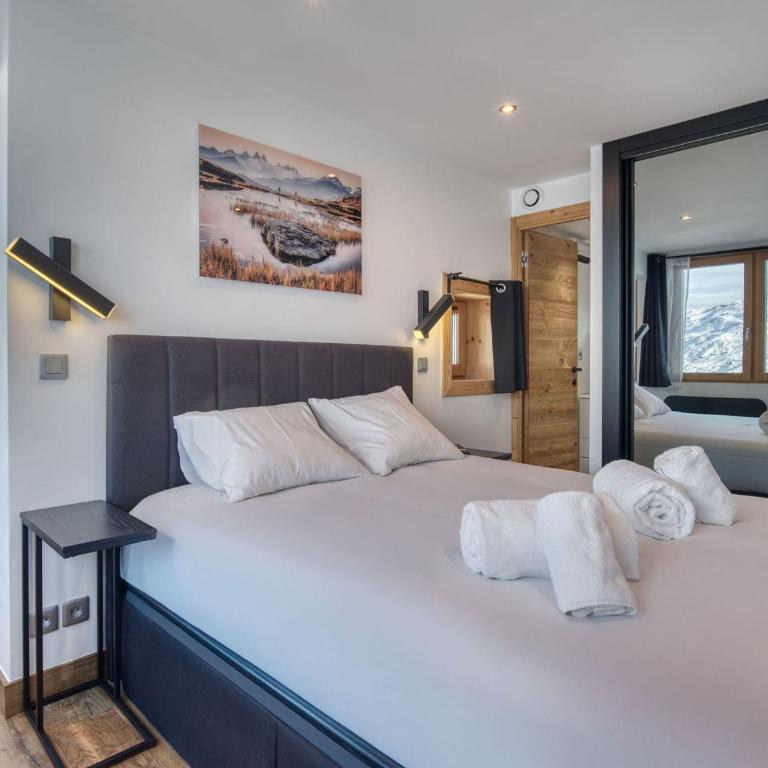 Appartement de 52m² pour 6 personnes au centre de Val Thorens avec balcon - FR-1-640-83 - Apartamento - 8