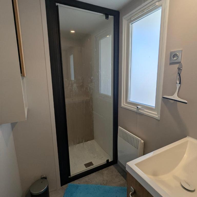 Mobil-home neuf suréquipé 6 pers 3 chambres à Lege Cap Ferret dans camping 4 étoiles avec piscine - Mobilheim - 7