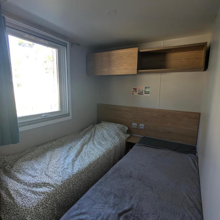 Mobil-home neuf suréquipé 6 pers 3 chambres à Lege Cap Ferret dans camping 4 étoiles avec piscine - Mobilheim - 10