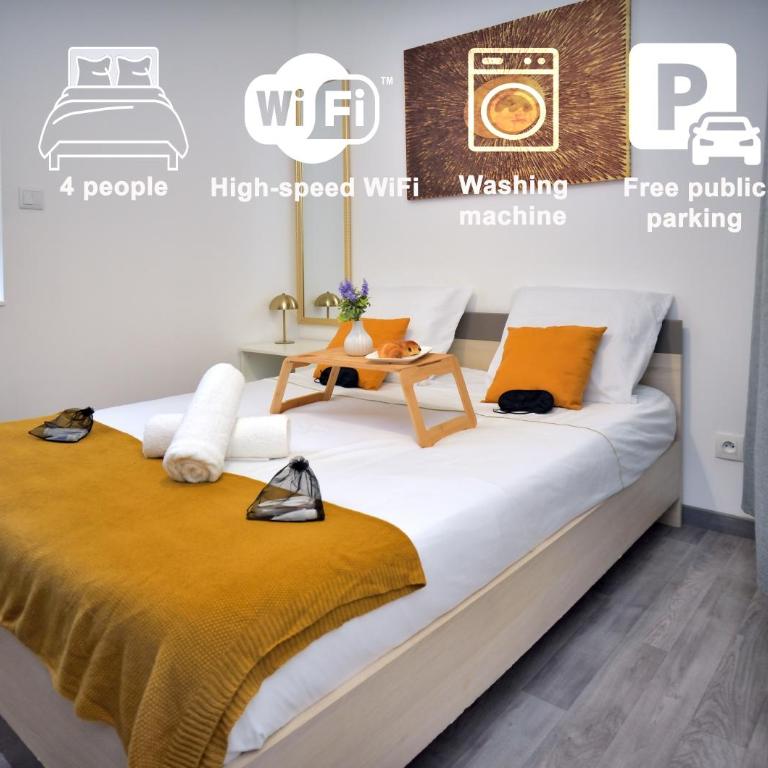 peaceful retreat & cozy apartment in reims , sleep4 ,near city center , free public parking - Appartamento con 1 Camera da Letto - 4
