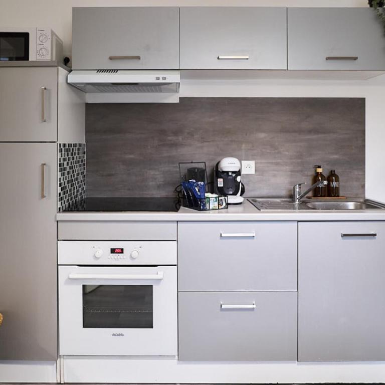 peaceful retreat & cozy apartment in reims , sleep4 ,near city center , free public parking - Appartamento con 1 Camera da Letto - 25