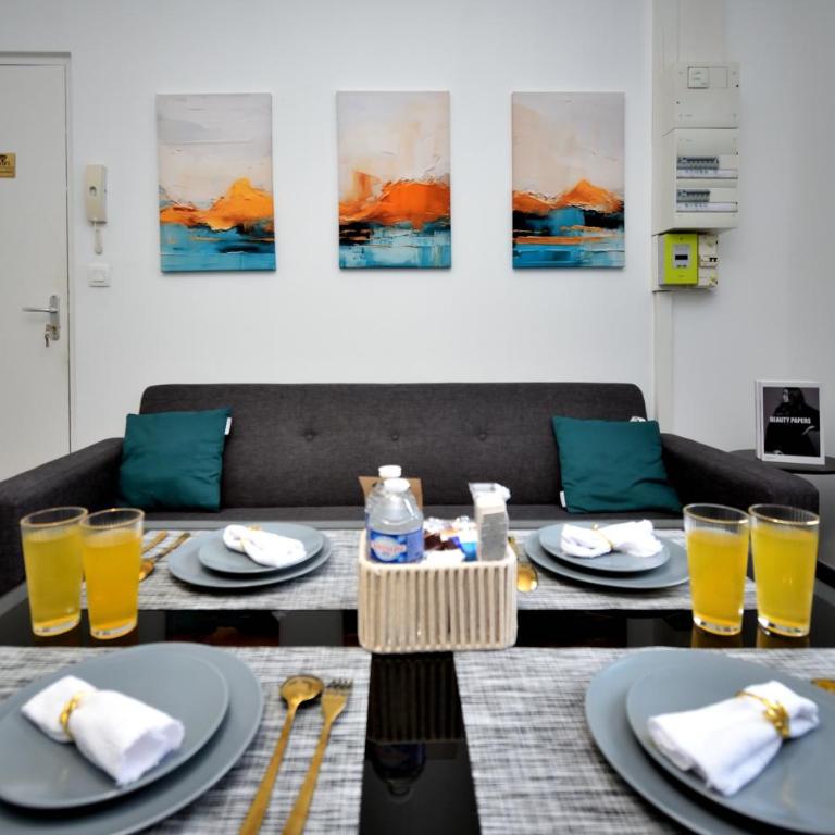 peaceful retreat & cozy apartment in reims , sleep4 ,near city center , free public parking - Appartamento con 1 Camera da Letto - 30