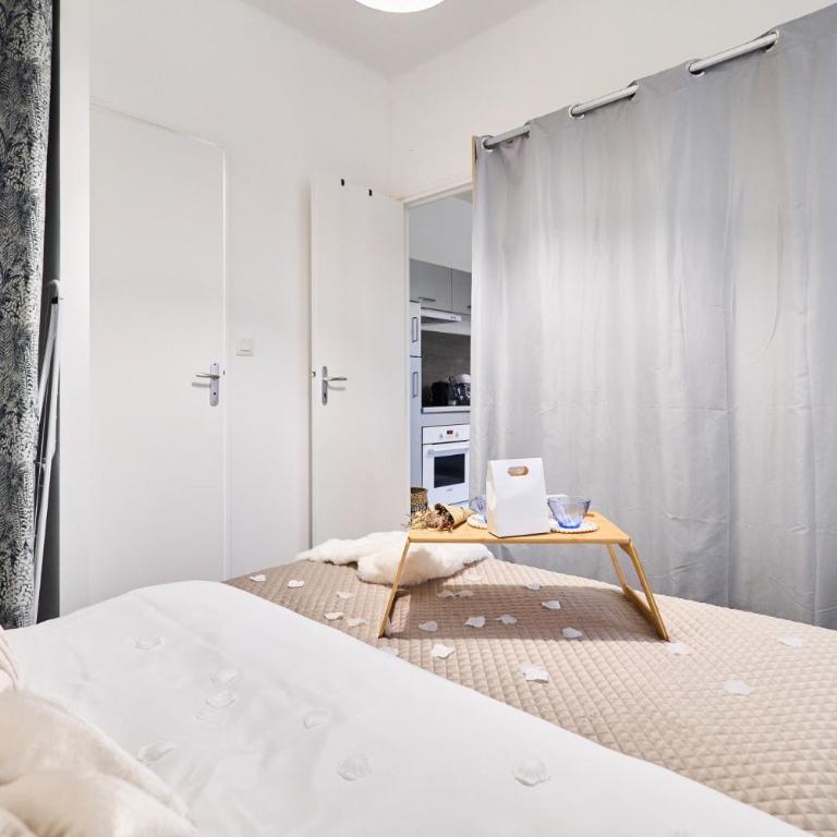 peaceful retreat & cozy apartment in reims , sleep4 ,near city center , free public parking - Appartamento con 1 Camera da Letto - 40