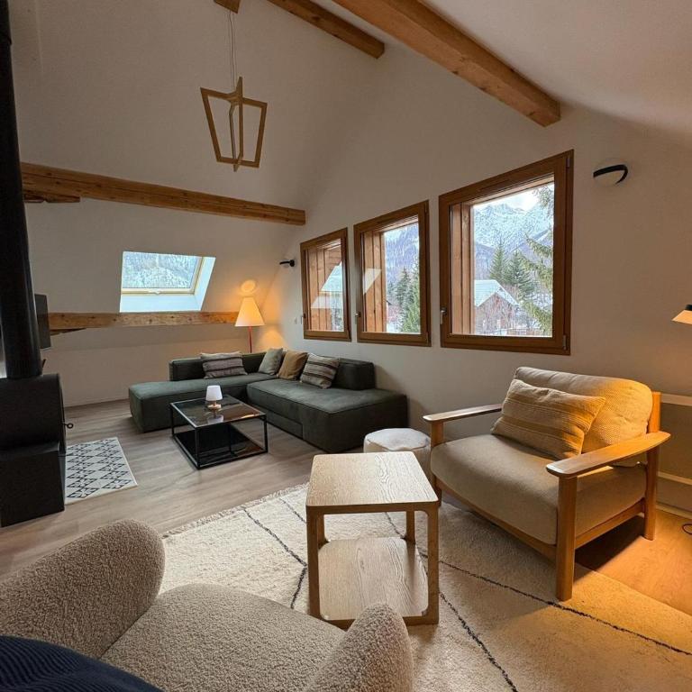 Esprit chalet, grand appartement neuf avec poêle à bois - Appartement 3 Chambres - 30