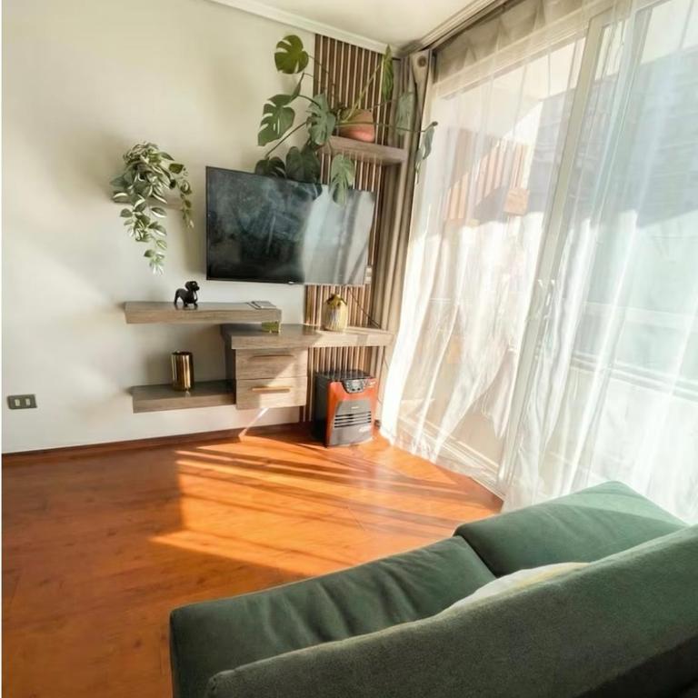 Disfruta el Centro de Santiago con lavadora y Aire acondicionado - One-Bedroom Apartment - 2