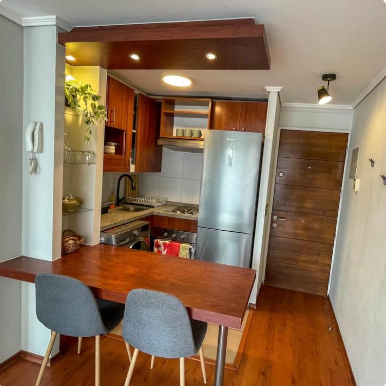 Disfruta el Centro de Santiago con lavadora y Aire acondicionado - One-Bedroom Apartment - 5