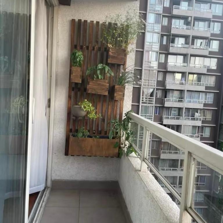 Disfruta el Centro de Santiago con lavadora y Aire acondicionado - One-Bedroom Apartment - 10