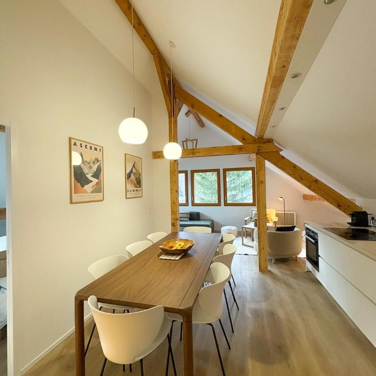Esprit chalet, grand appartement neuf avec poêle à bois - Appartement 3 Chambres - 9