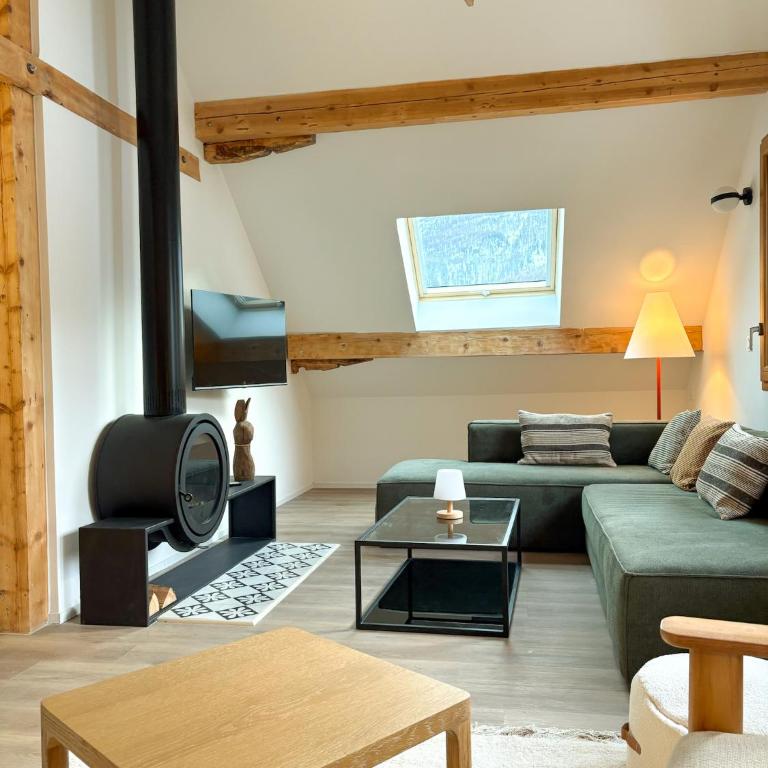 Esprit chalet, grand appartement neuf avec poêle à bois - Appartement 3 Chambres - 6