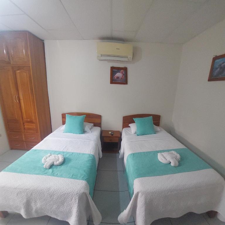 Hostal Casa Edén - Habitación Doble con baño privado - 2 camas - 33