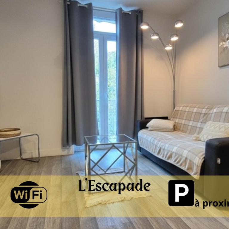 L'escapade-centre ville-wifi-Parking - Appartement 1 Chambre - 2