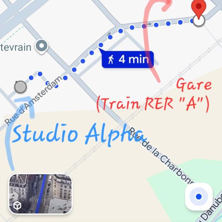 Studio ALPHA - non-smoking studio - 3min by train to Disney OR 30min walk - 5min walk to "Val d'Europe" train station - Apartamento de 1 dormitorio - 2
