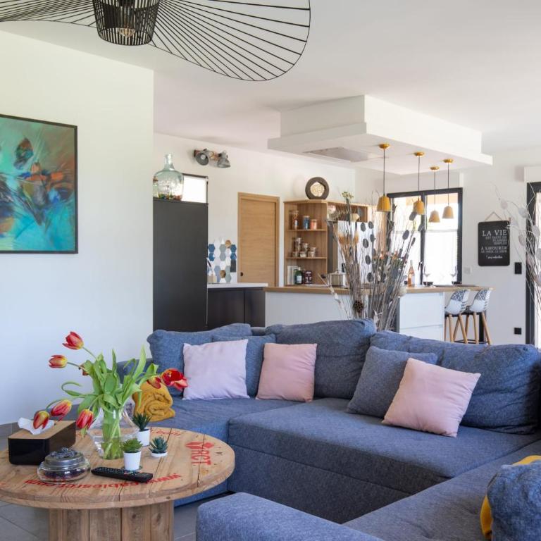 Maison contemporaine - grand jardin et piscine privée - Vacation Home - 14
