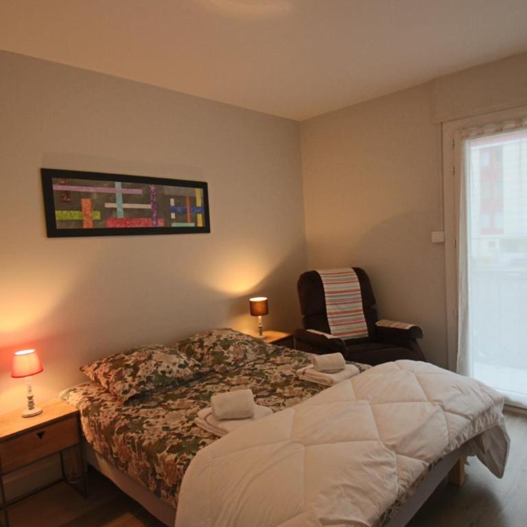 Appartement T3 58 m2, Le République, centre-ville, climatisé, balcon - Apartment mit 2 Schlafzimmern und Balkon - 14